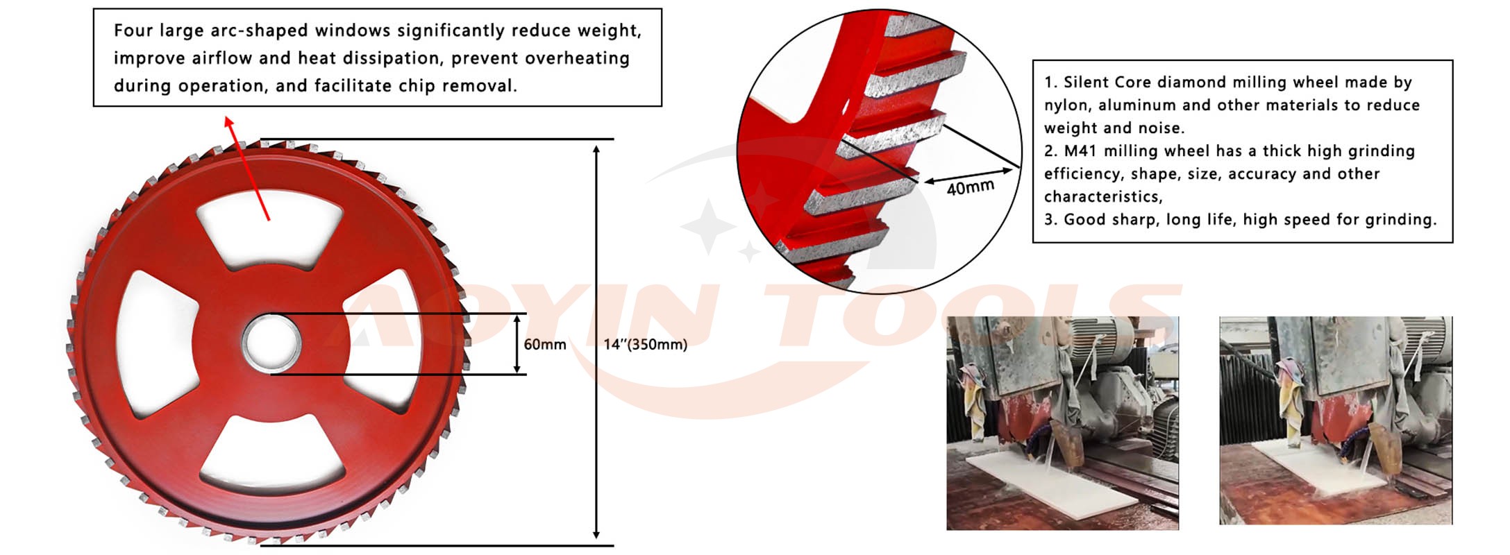 Nylon Silent Calibrating Wheel