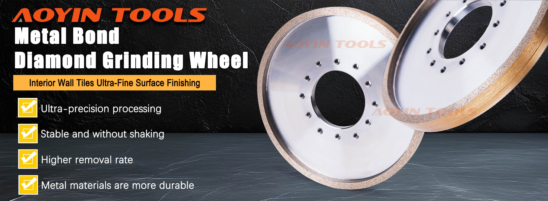 Metal Bonded Diamond Fine Grinding Wheel: